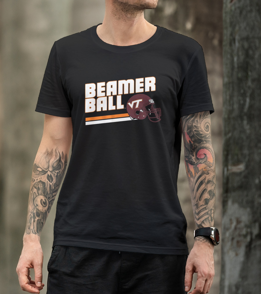 Beamer Ball VT Football Virginia Tech Frank Beamer Coach T-Shirt
