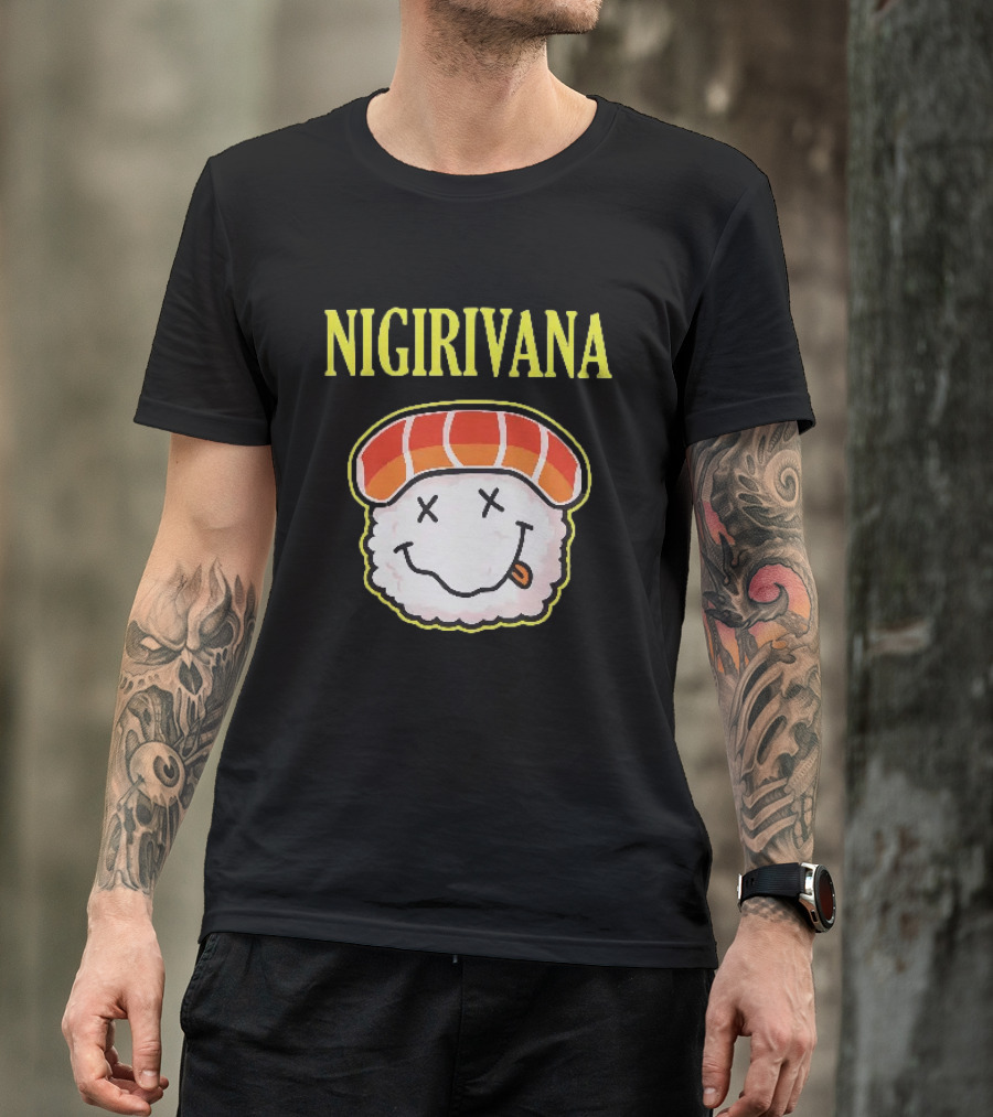 Nigirivana Sushi Nigiri Smile Face T-Shirt