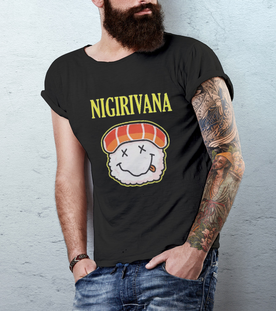 Nigirivana Sushi Nigiri Smile Face T-Shirt