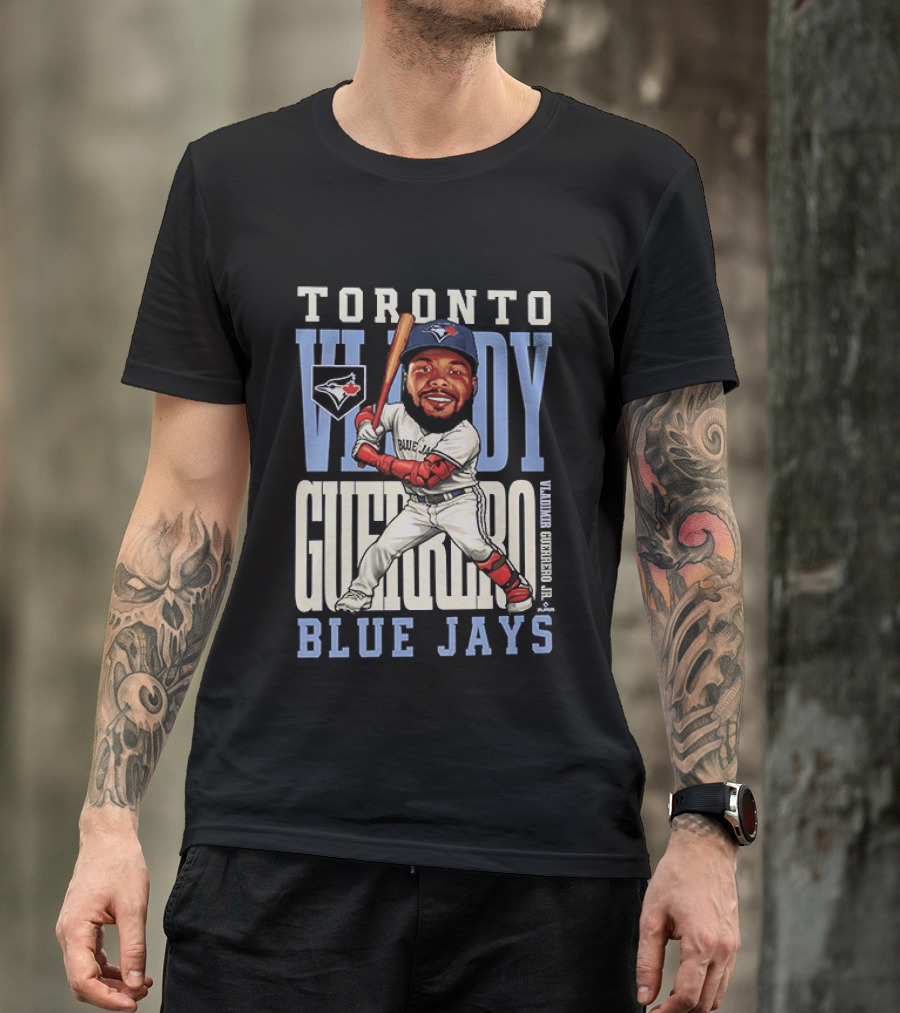Vladimir Guerrero Jr. Toronto Blue Jays Baseball 2026 Caricature TORONTO V LADY GUERRERO BLUE JAYS T-Shirt