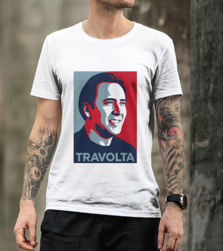 Nicolas Cage Travolta Hope Face Off Image T-Shirt