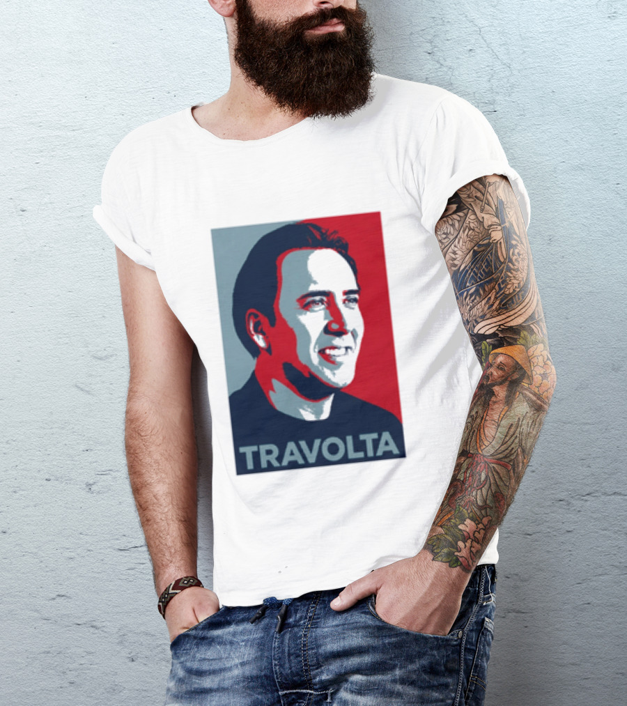 Nicolas Cage Travolta Hope Face Off Image T-Shirt