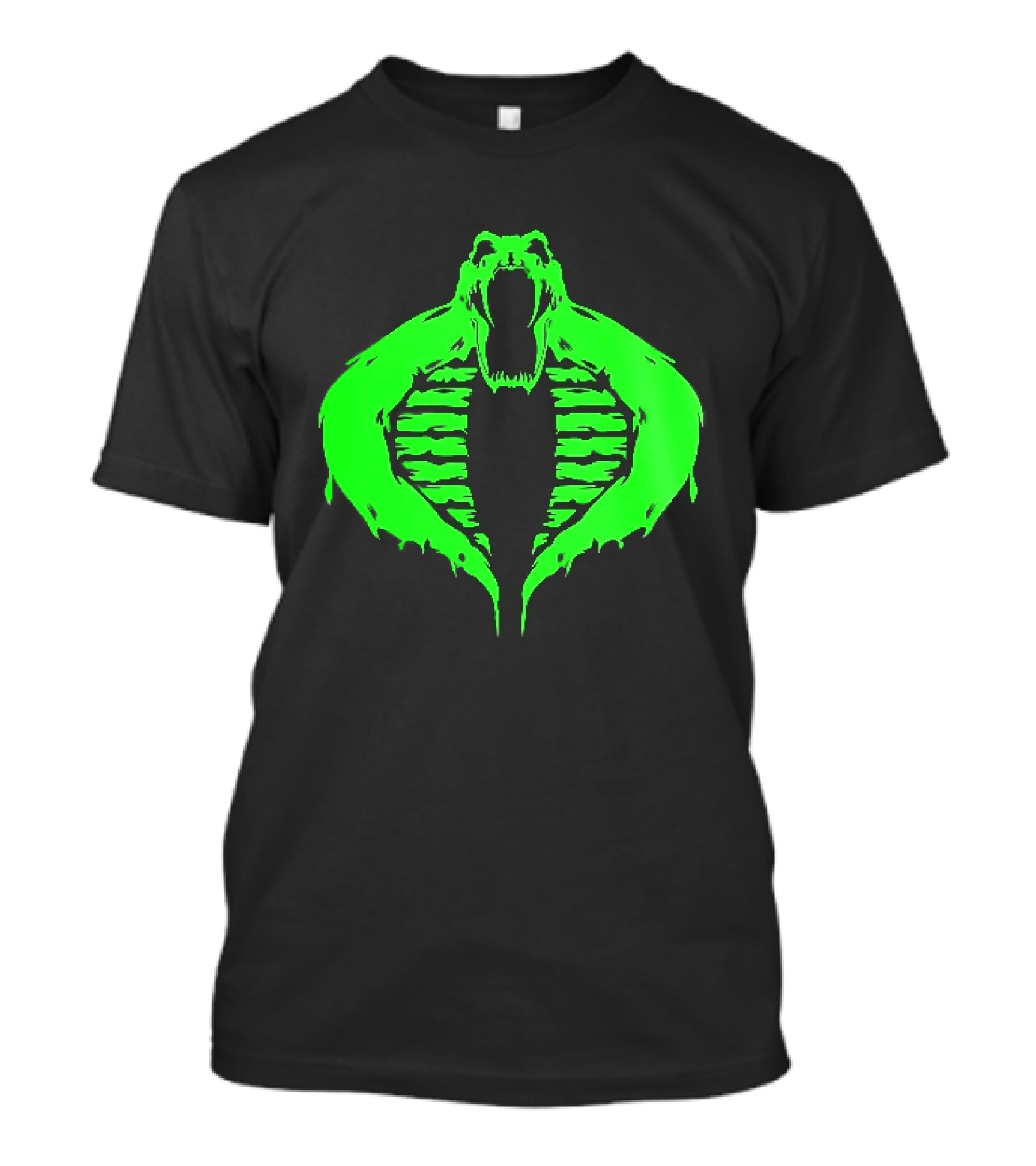 GI Joe Cobra Neon Green Distressed Snake T-Shirt