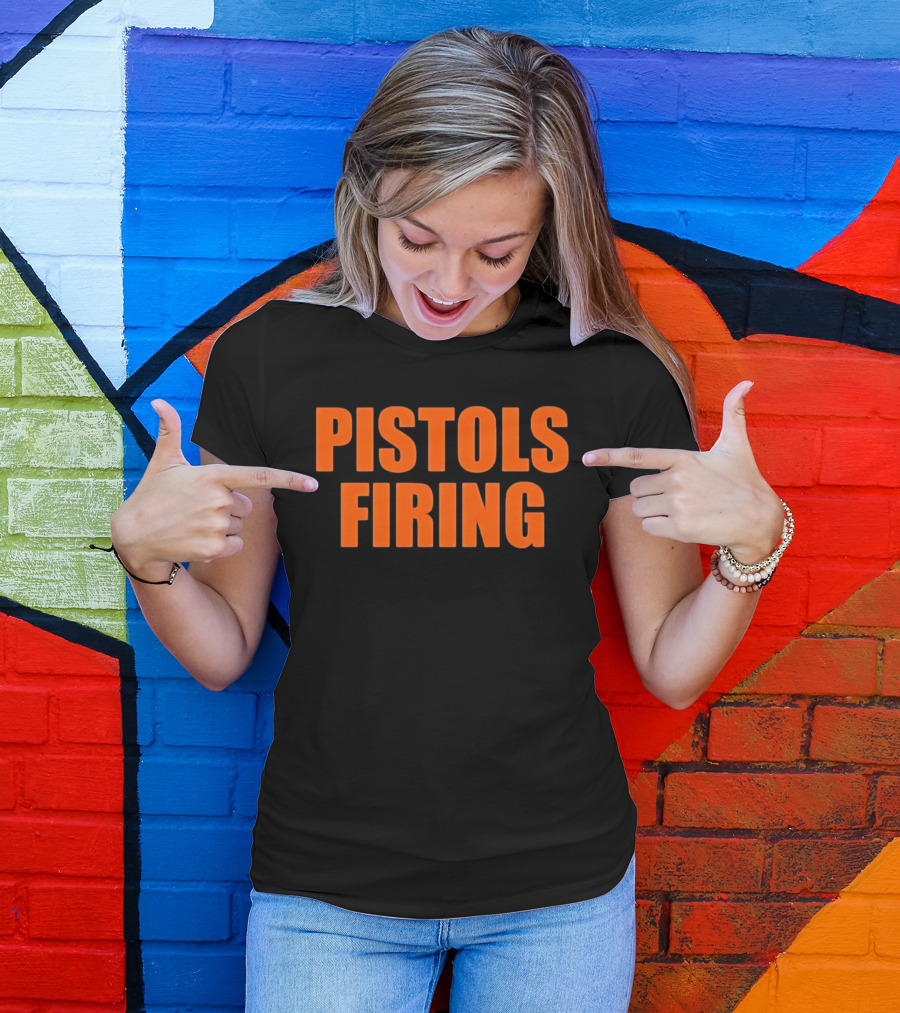 Pistols Firing Oklahoma State Cowboys T-Shirt