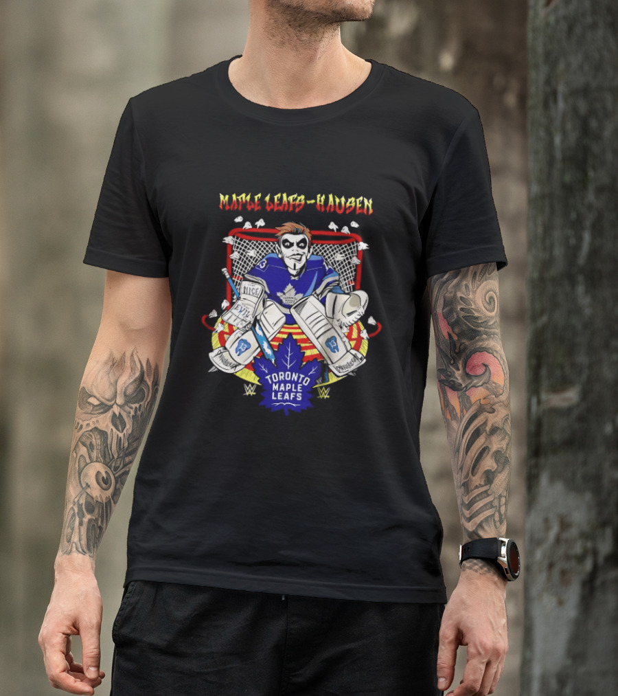 Toronto Maple Leafs Hausen Very Nice Very Evil Hockey Goalie T-Shirt