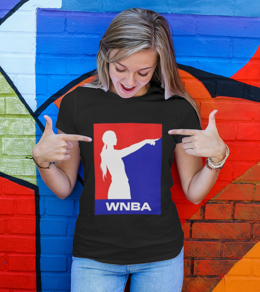 WNBA Red And Blue Sophie Cunningham Basketball T-Shirt