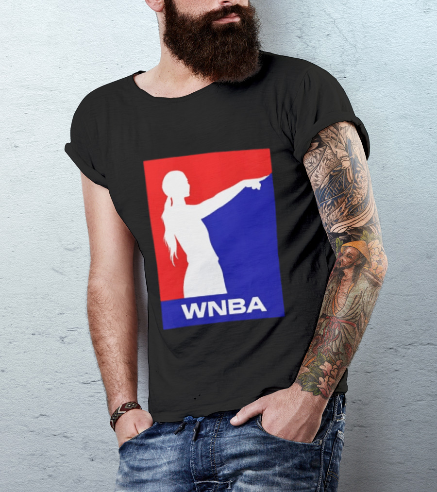 WNBA Red And Blue Sophie Cunningham Basketball T-Shirt