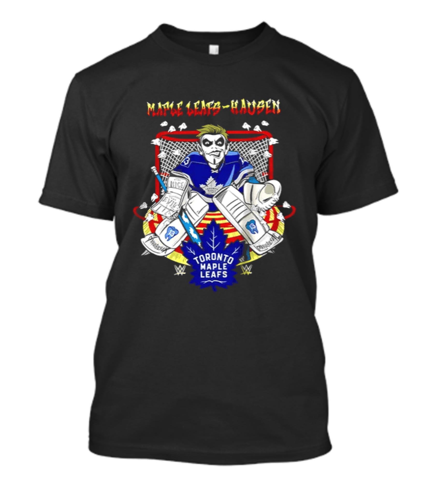 Toronto Maple Leafs Danhausen NHL Hockey WWE T-Shirt
