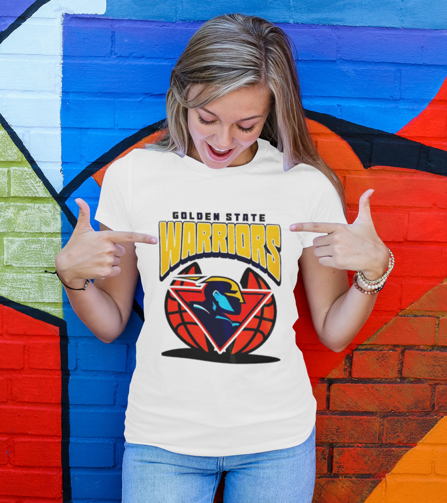 Golden State Warriors NBA 2026 Mania Retro Logo Basketball T-Shirt