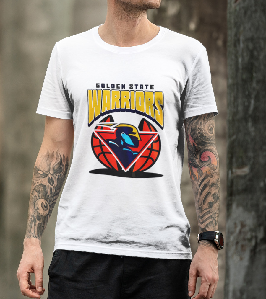 Golden State Warriors NBA 2026 Mania Retro Logo Basketball T-Shirt