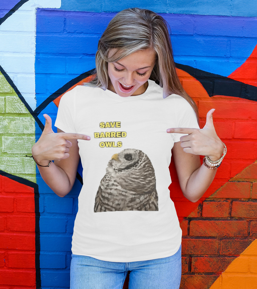 Save Barred Owls Barred Owl Conservation Appeal T-Shirt