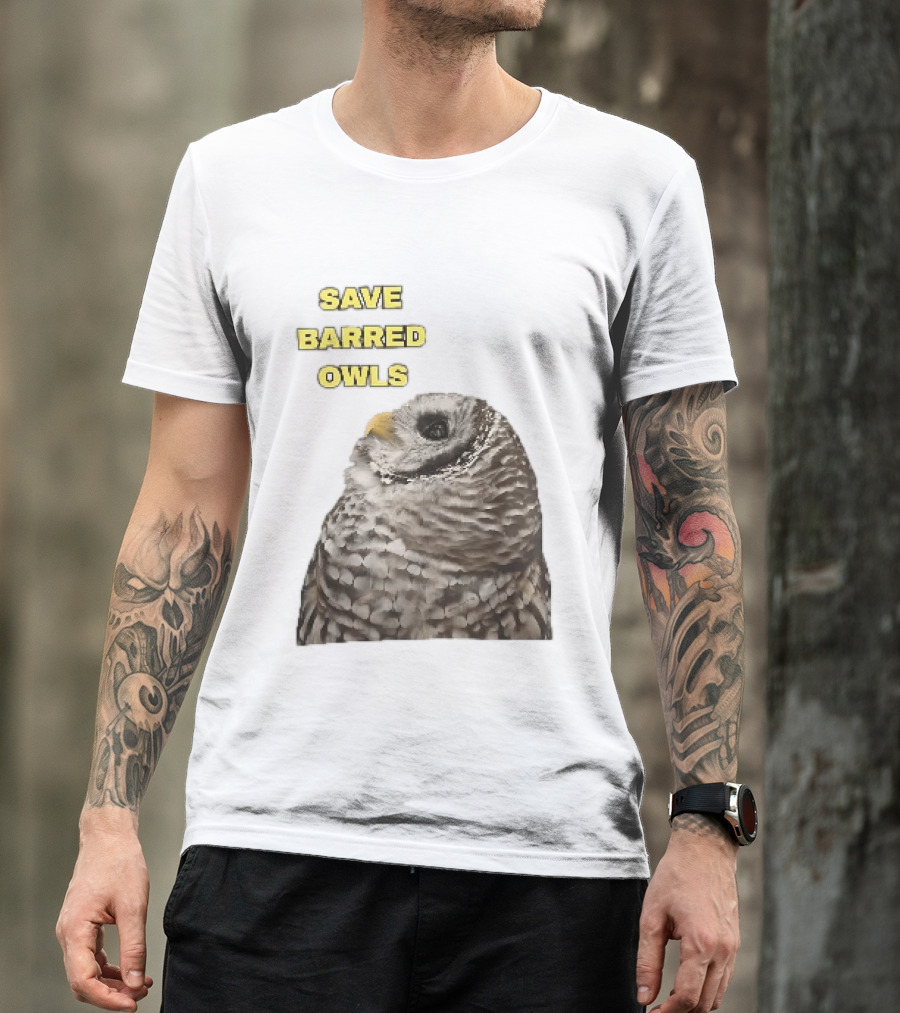 Save Barred Owls Barred Owl Conservation Appeal T-Shirt