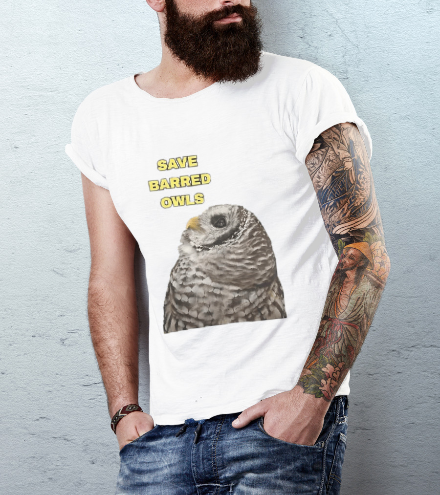 Save Barred Owls Barred Owl Conservation Appeal T-Shirt