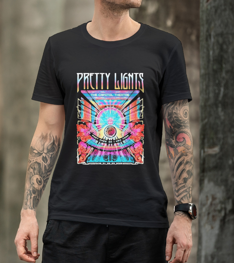 Pretty Lights The Capitol Theatre Port Chester NY August 21 23 2026 T-Shirt
