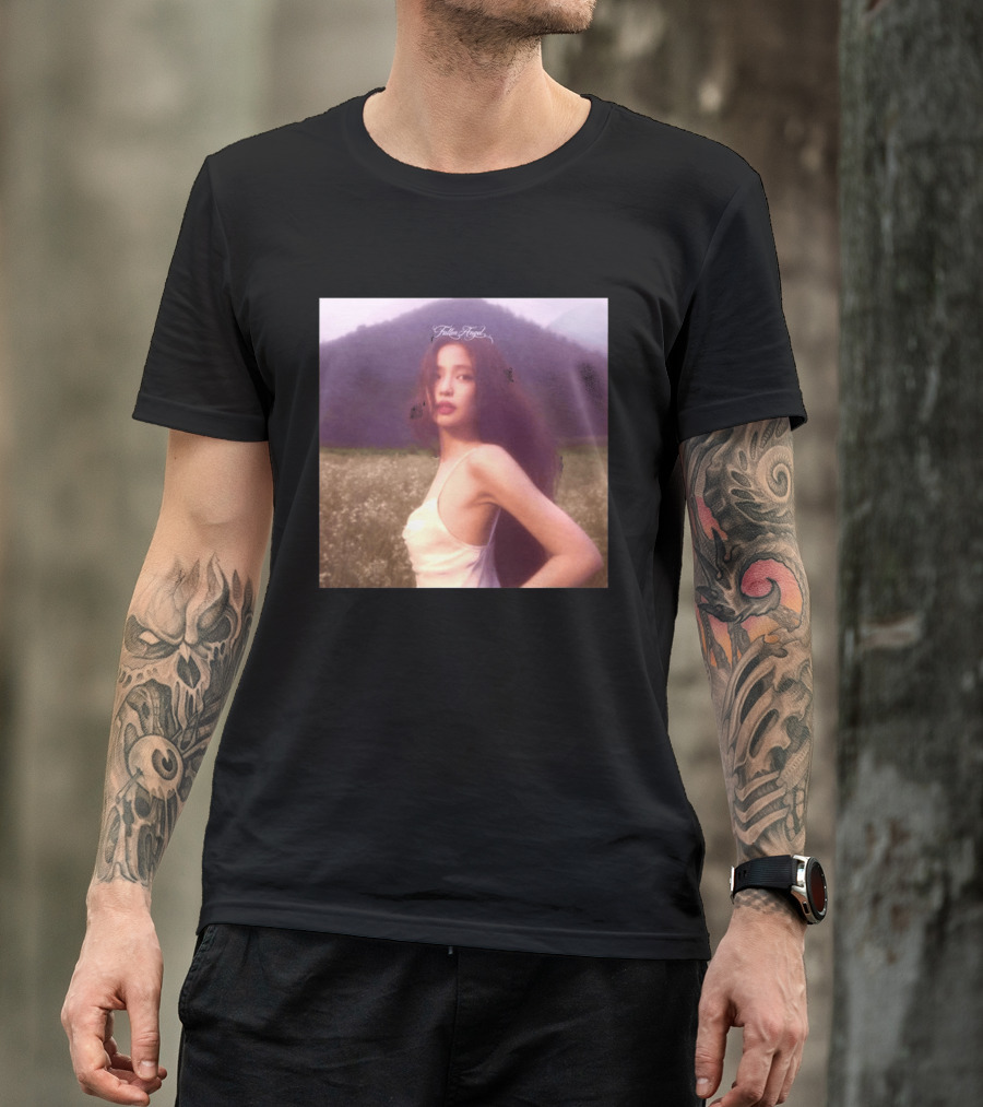Jennie Fallen Angel EP Cover Photo Mountain Field Scene T-Shirt
