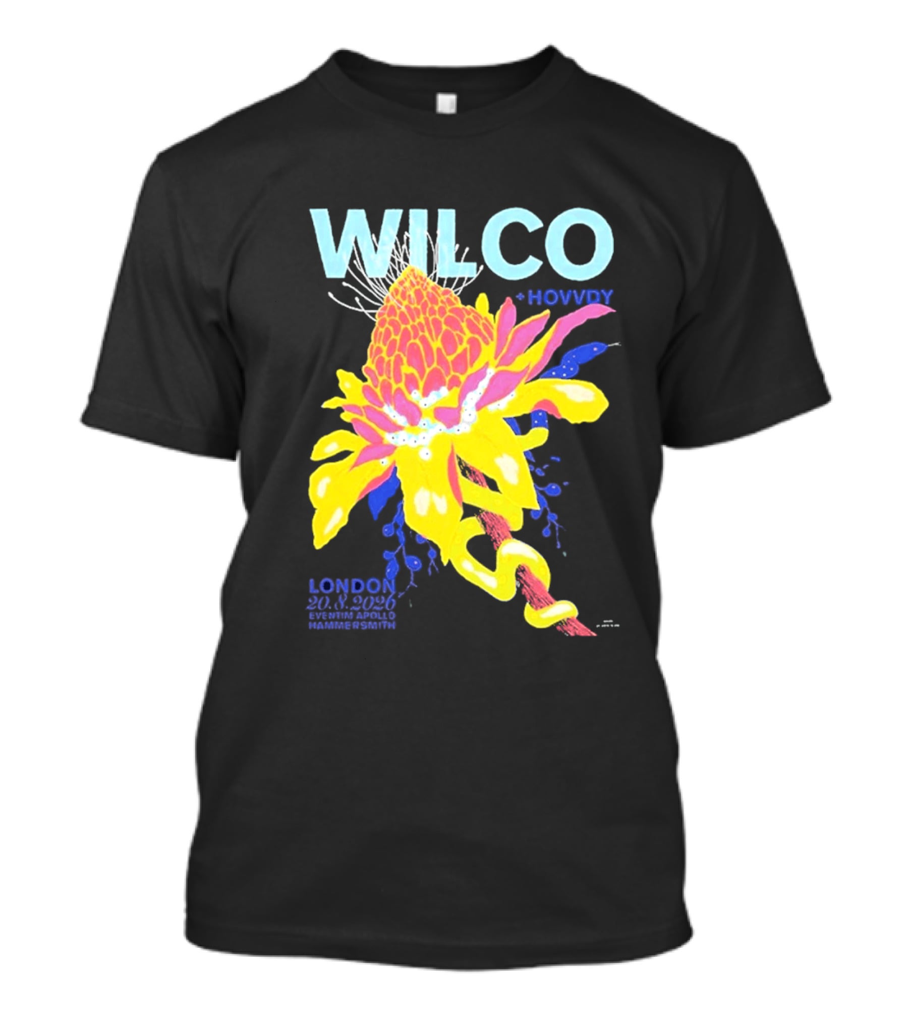 Wilco London UK Eventim Apollo Hammersmith August 20 2026 Featuring Hovvdy T-Shirt
