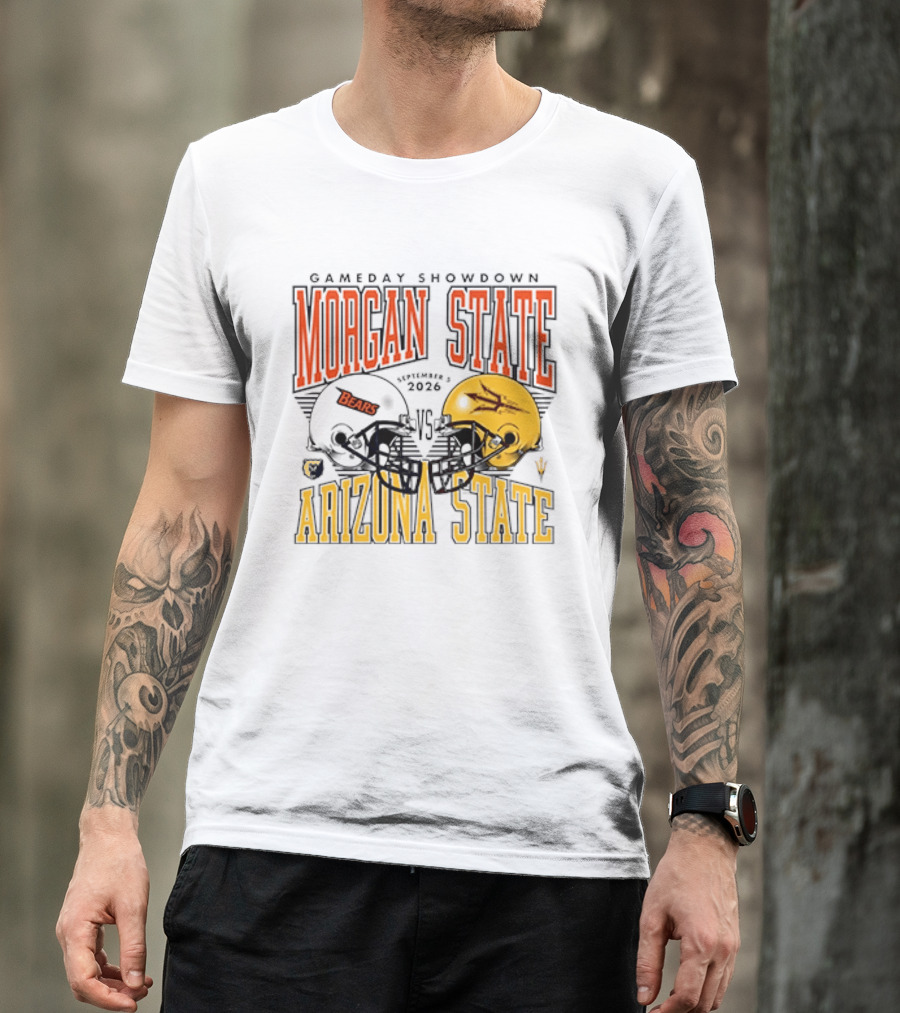 Gameday Showdown Morgan State Bears Vs Arizona State 2026 T-Shirt