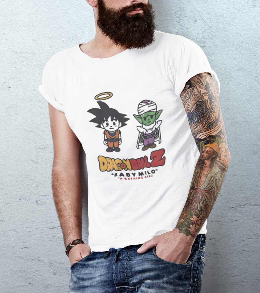 Dragon Ball Z Baby Milo Goku Piccolo Collaboration T-Shirt