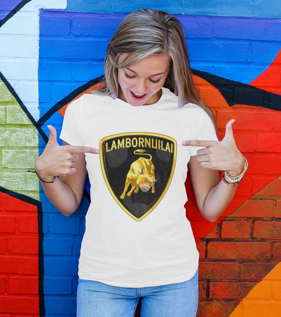 Lambornuilai Gold Bull Meme Niu Lai T-Shirt