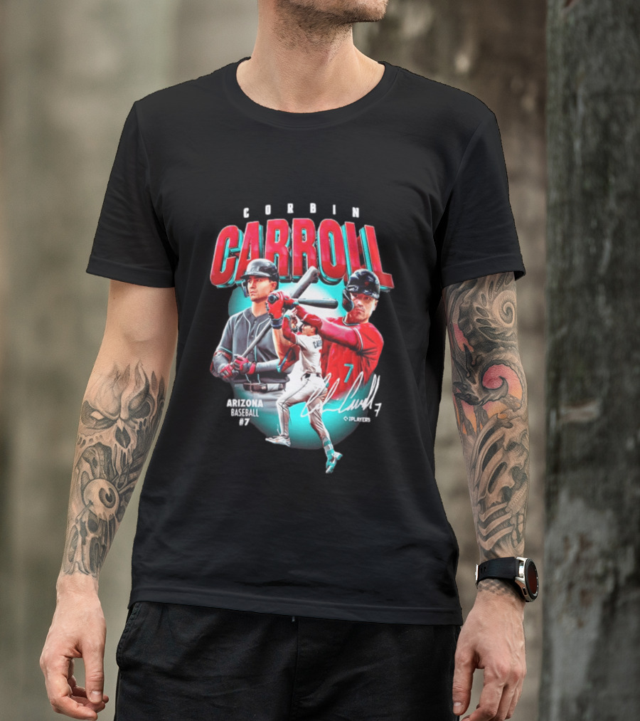 Corbin Carroll Arizona Baseball #7 C Players T-Shirt