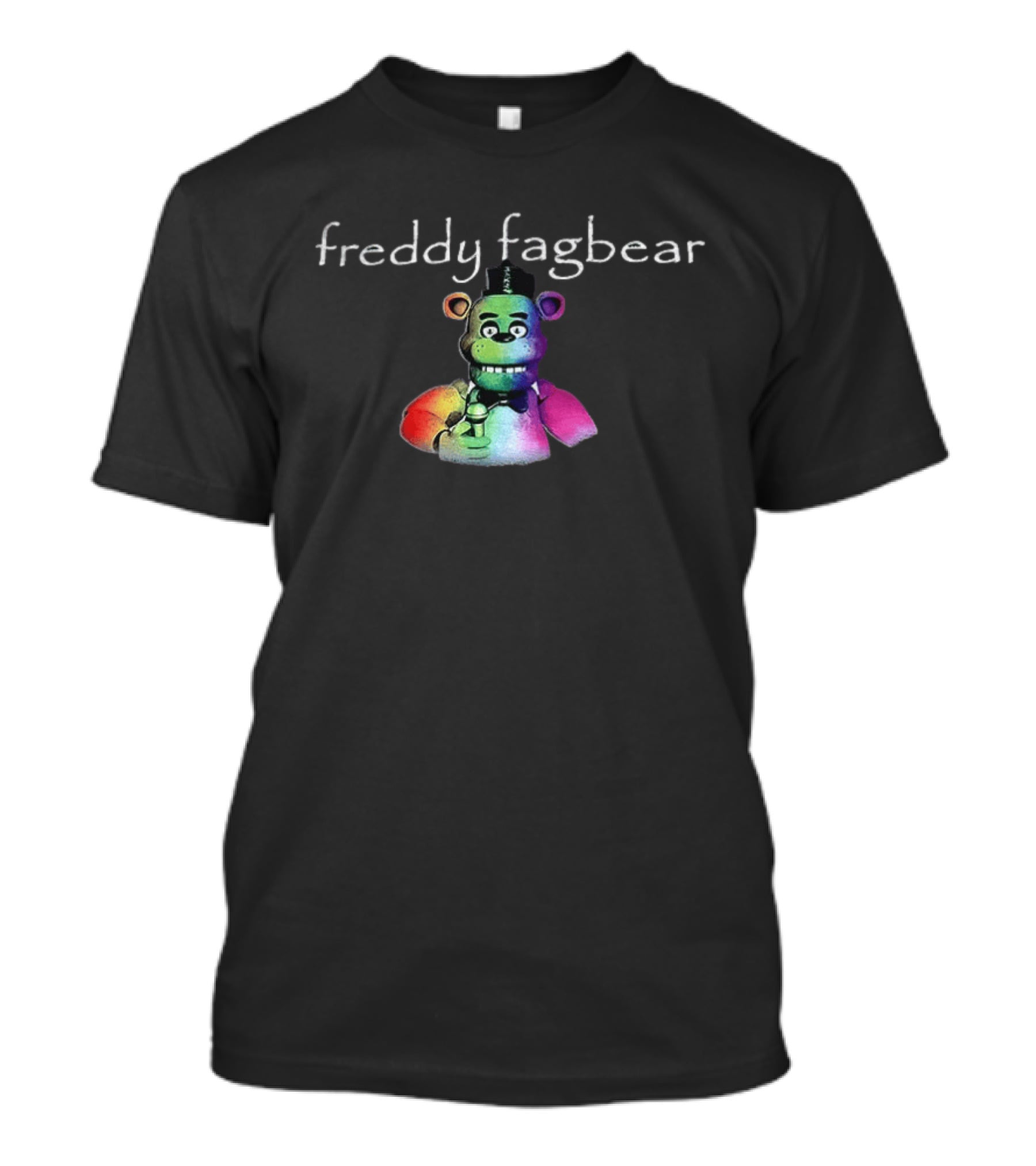 Freddy Fagbear Rainbow Pride T-Shirt