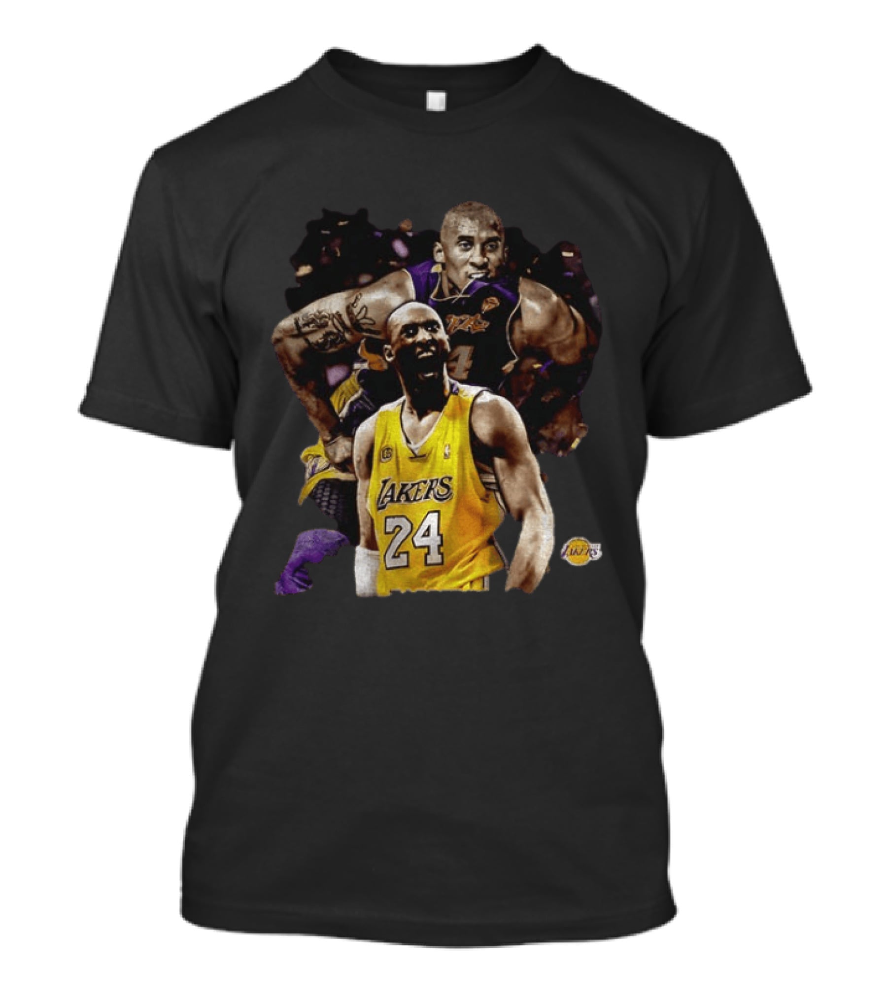 Kobe Bryant Los Angeles Lakers Number 24 Iconic Basketball Legend T-Shirt