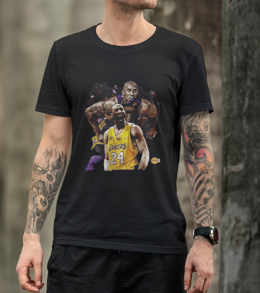 Kobe Bryant Los Angeles Lakers Number 24 Iconic Basketball Legend T-Shirt