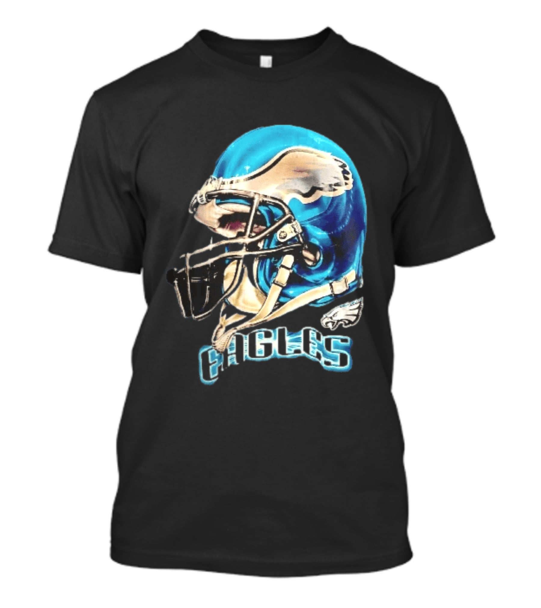 Philadelphia Eagles Blue Helmet Wing Decal EAGLES T-Shirt