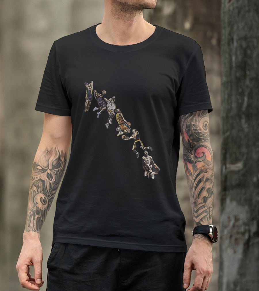Kobe Bryant Los Angeles Lakers Forever Legend Multi Player Icon 24 T-Shirt