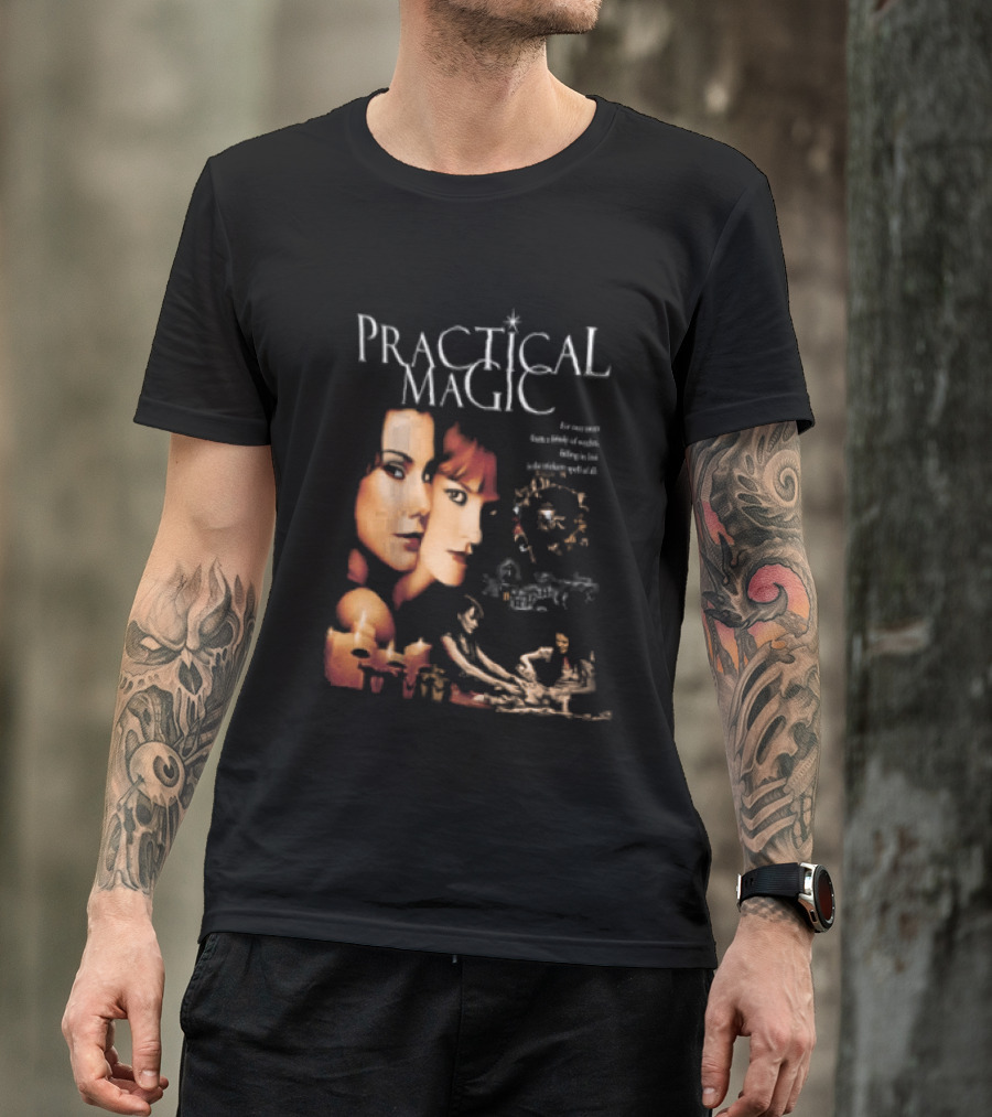 Practical Magic Movie Faces With Mystical T-Shirt
