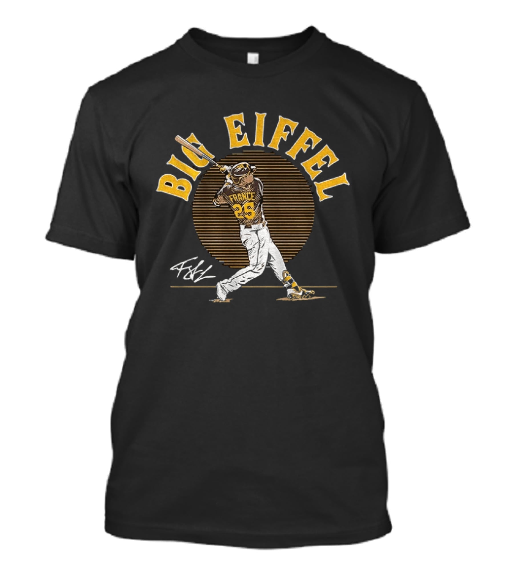Ty France Big Eiffel San Diego Padres Batter T-Shirt