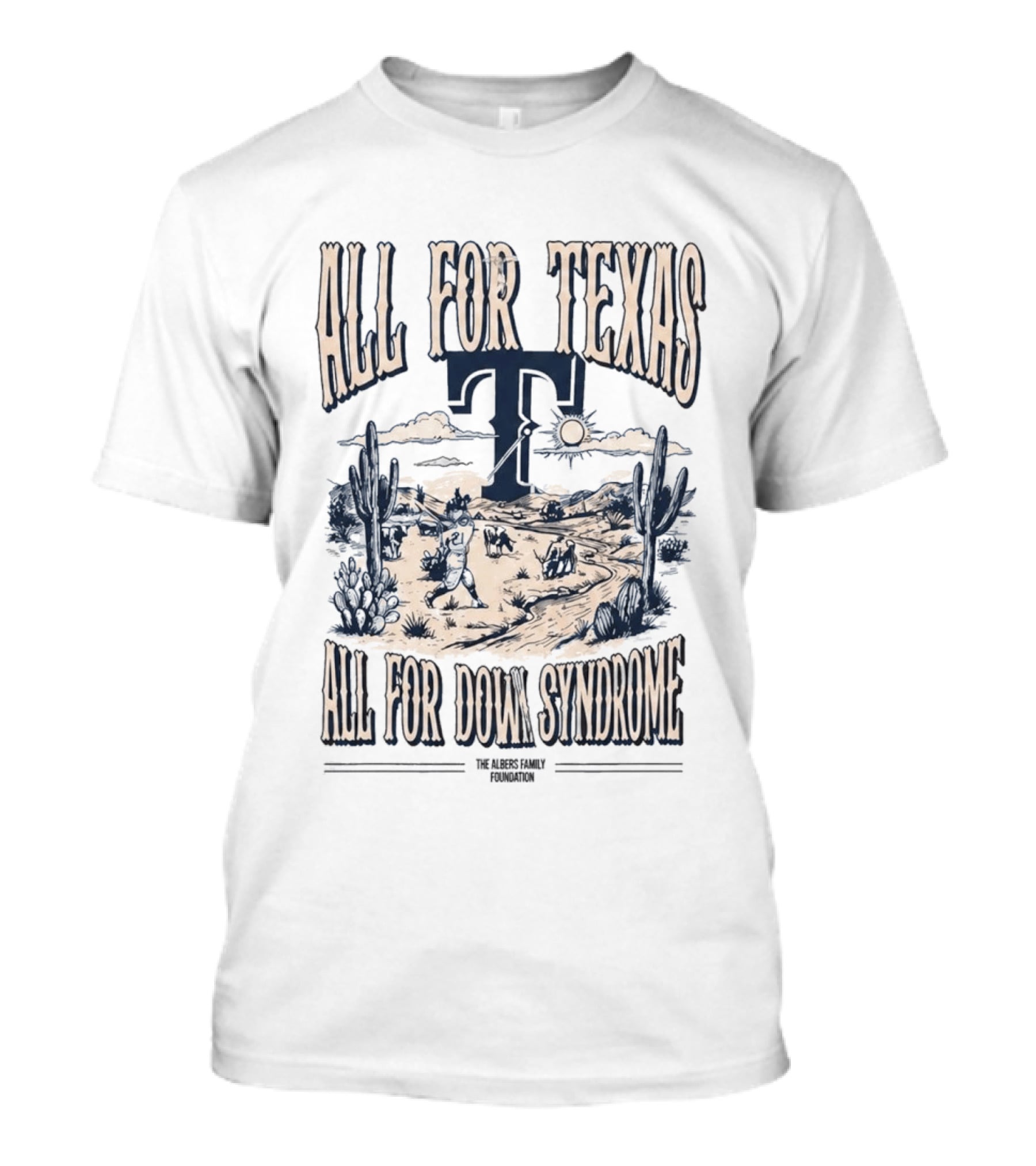 All For Texas Support Down Syndrome Awareness Iconic Western T-Shirt