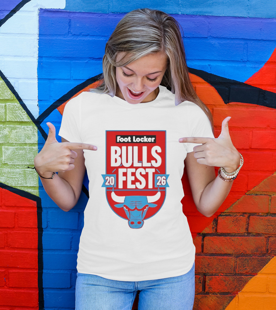 Chicago Bulls Fest 2026 Foot Locker Event T-Shirt