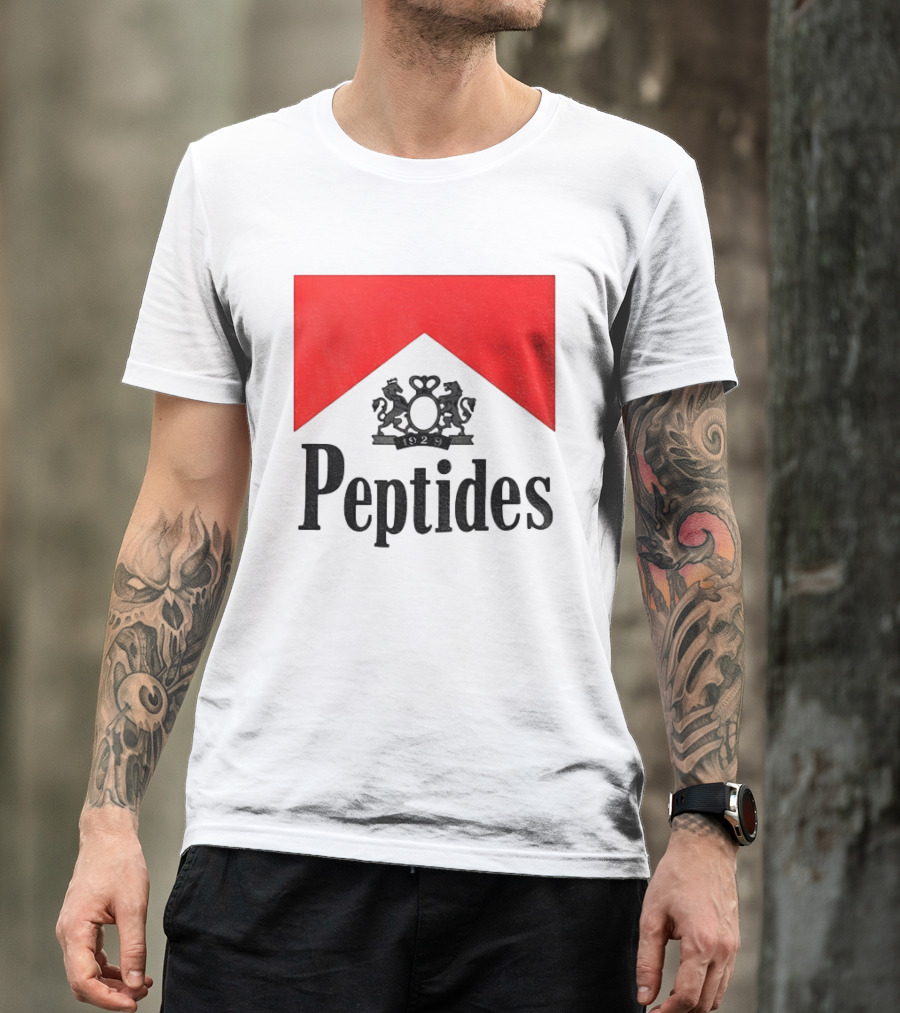 Peptides 1929 Red Marlboro T-Shirt