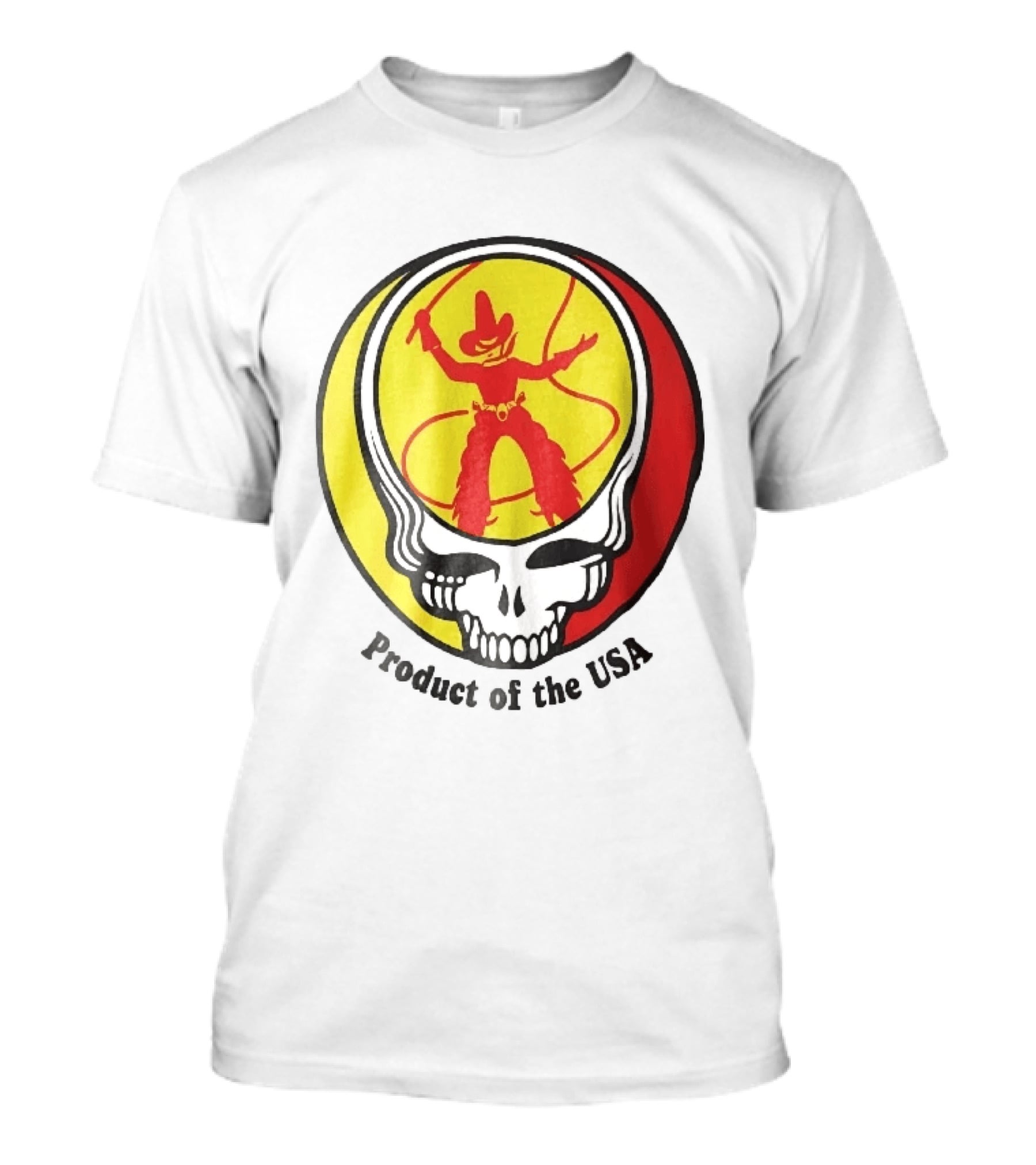 Grateful Dead Steal Your Face Cowboy Product Of The USA T-Shirt