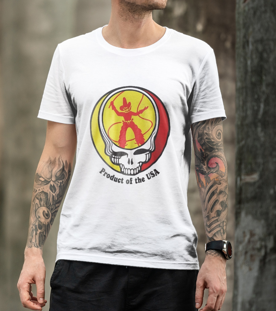 Grateful Dead Steal Your Face Cowboy Product Of The USA T-Shirt