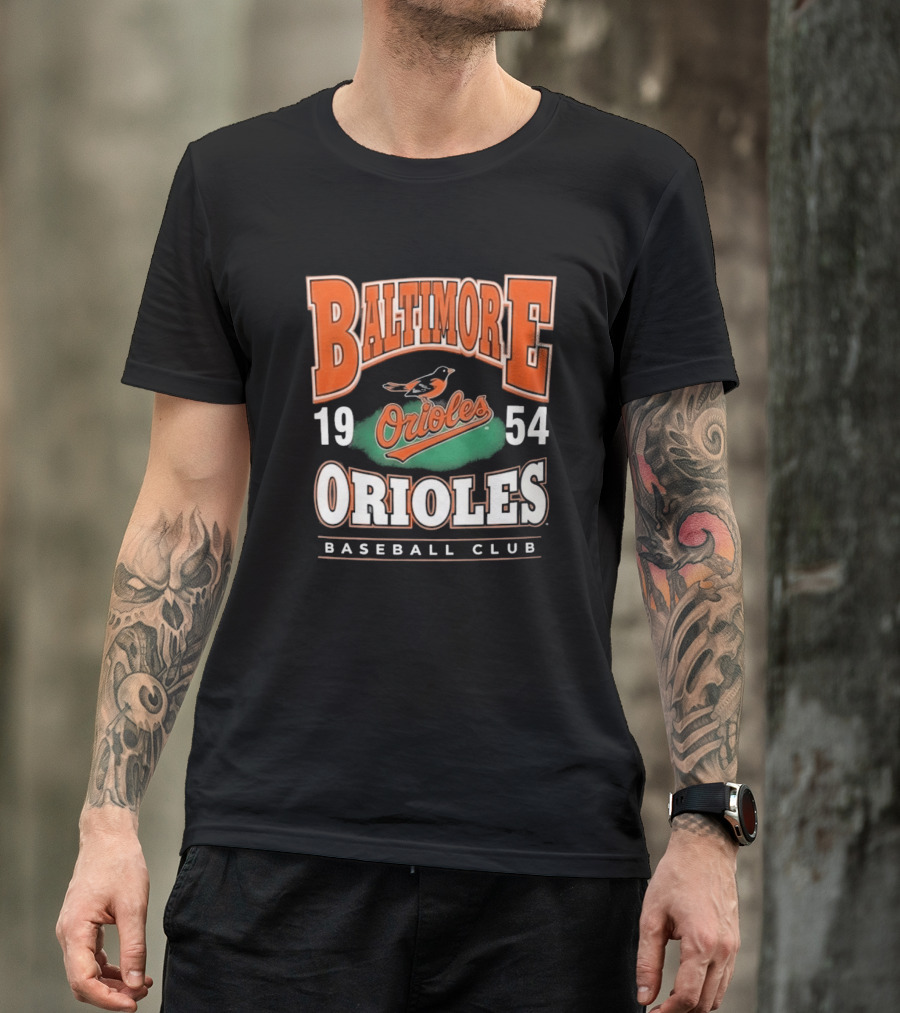 Baltimore Orioles Baseball Club 1954 Vintage Orioles T-Shirt