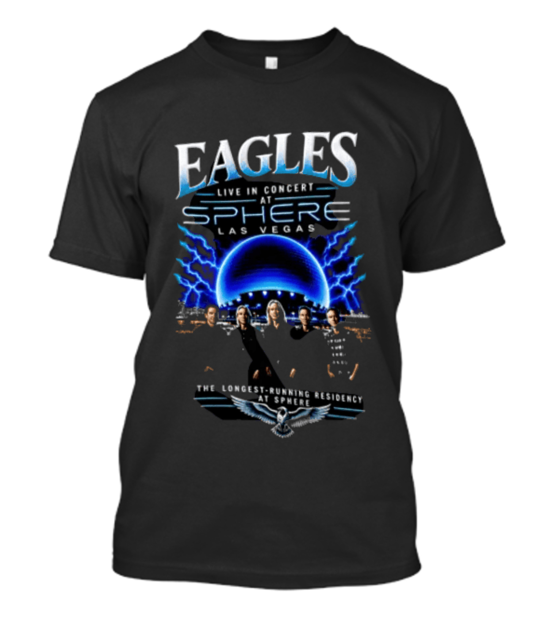 Eagles Live In Concert At Sphere Las Vegas 2027 Longest Running Residency T-Shirt