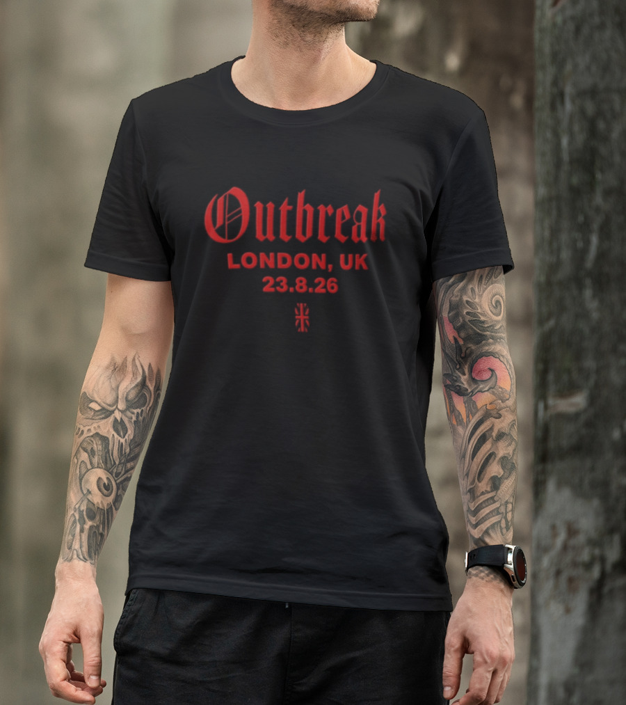 Outbreak London UK August 23 2026 T-Shirt