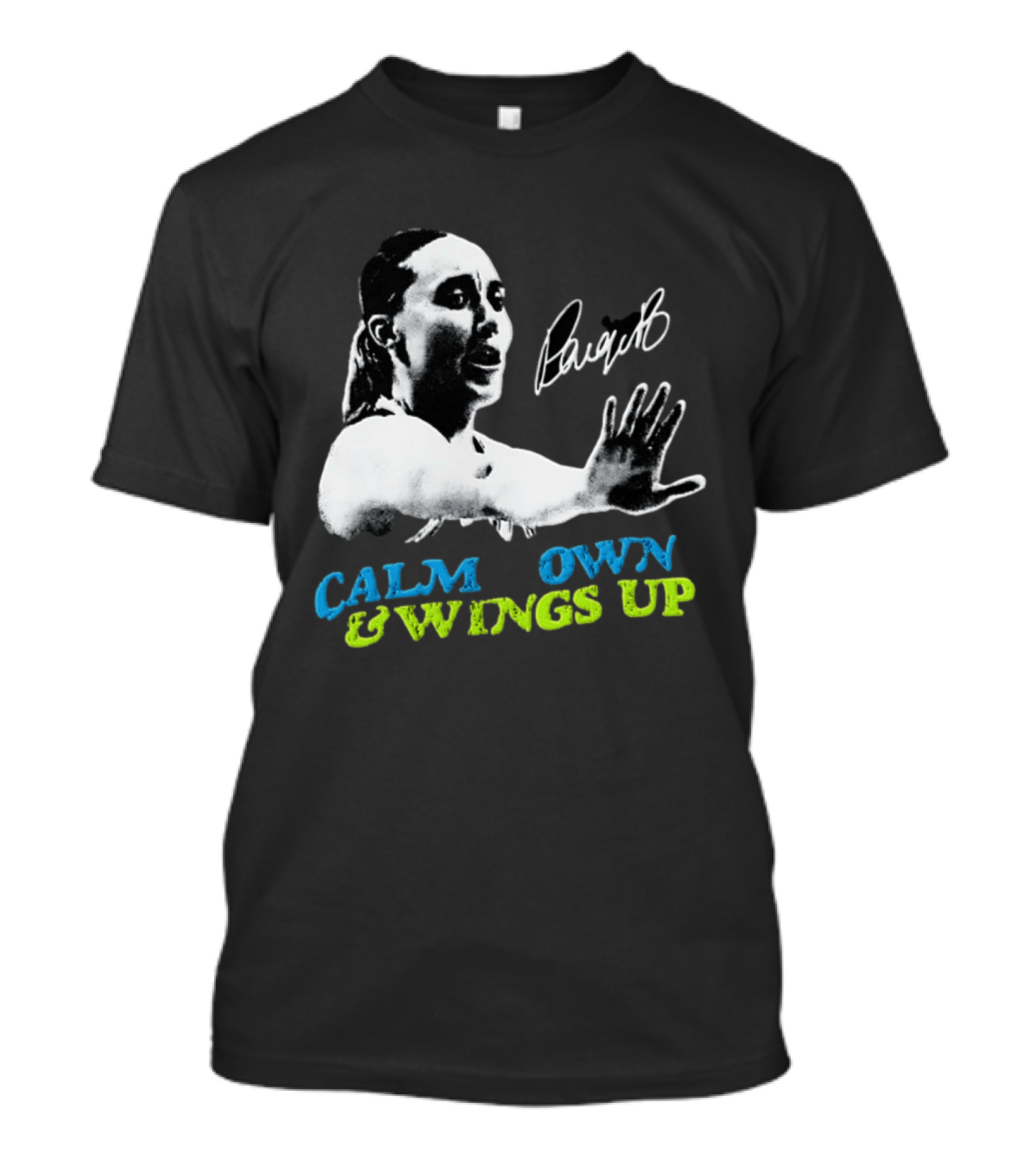Paige Bueckers Calm Down And Wings Up Dallas Wings WNBA T-Shirt