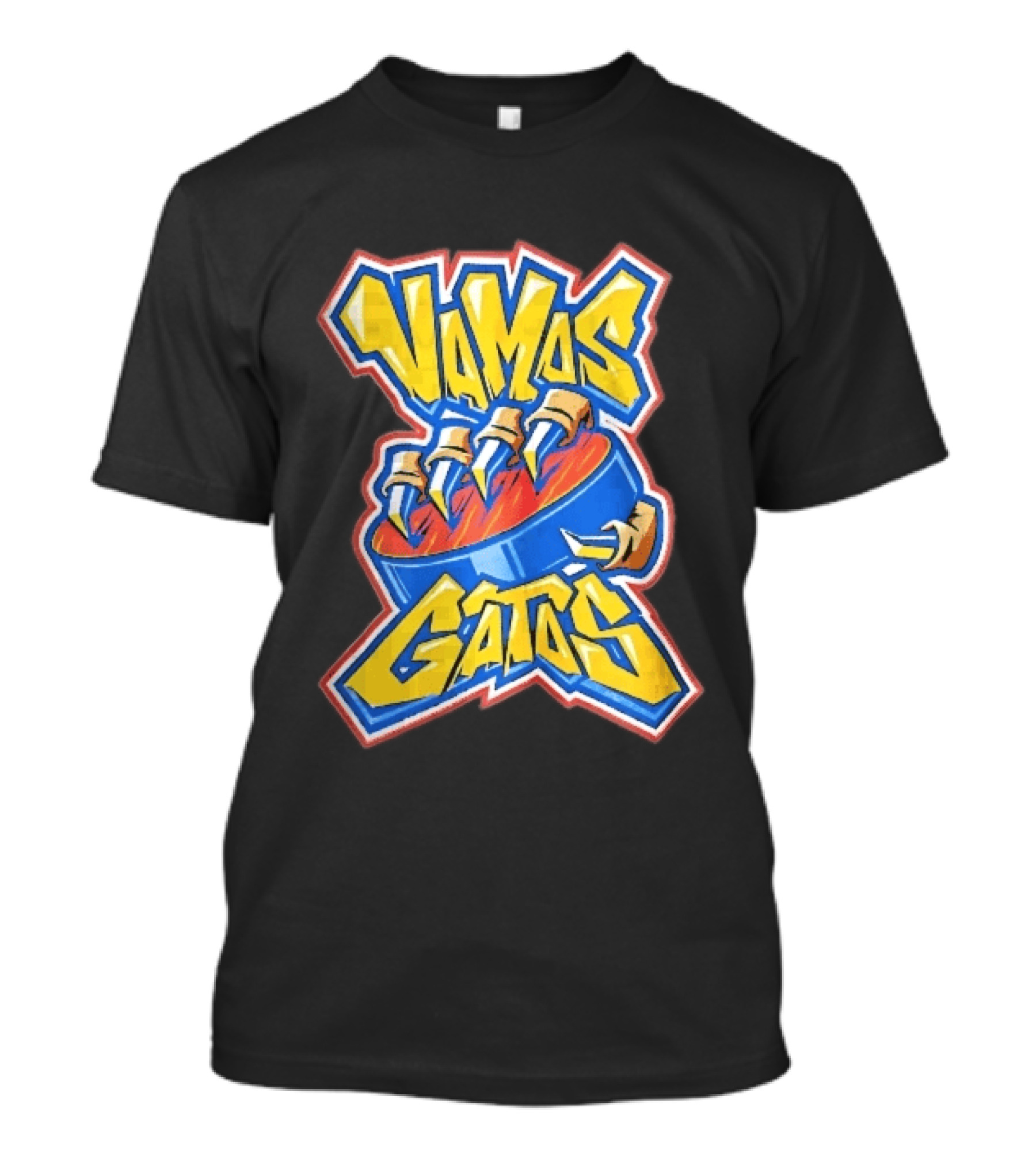 Florida Panthers Vamos Gatos Claw Puck Graffiti T-Shirt