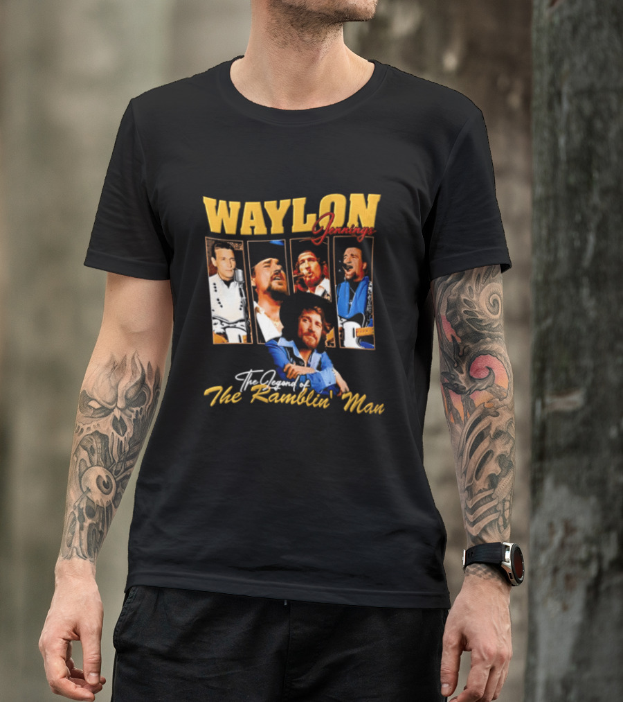 Waylon Jennings The Ramblin' Man T-Shirt