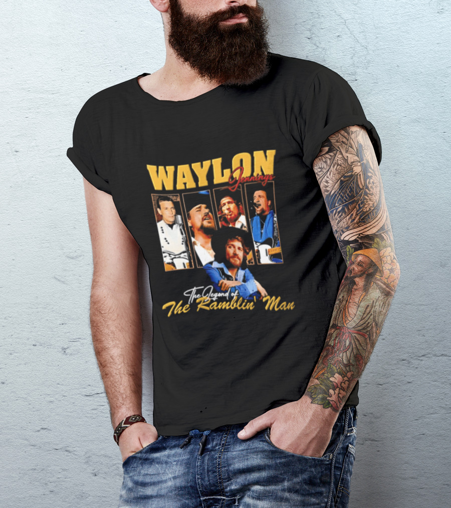 Waylon Jennings The Ramblin' Man T-Shirt