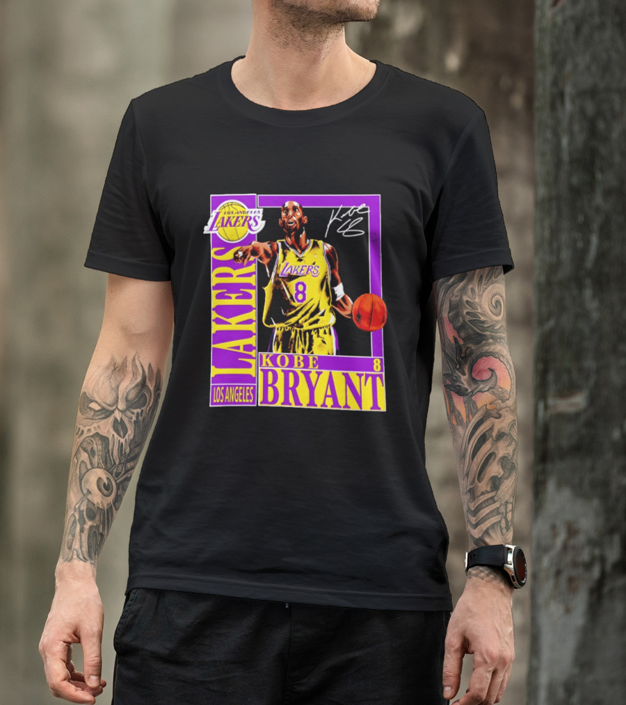 Los Angeles Lakers Kobe Bryant 8 NBA Basketball Legend T-Shirt