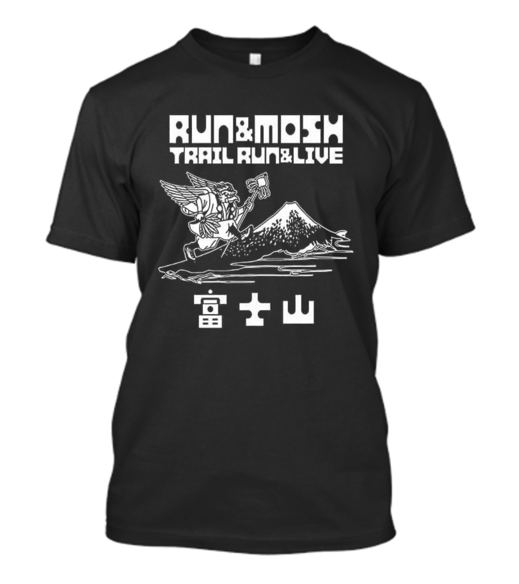 Run And Mosh Trail Run And Live Angel Mountain T-Shirt