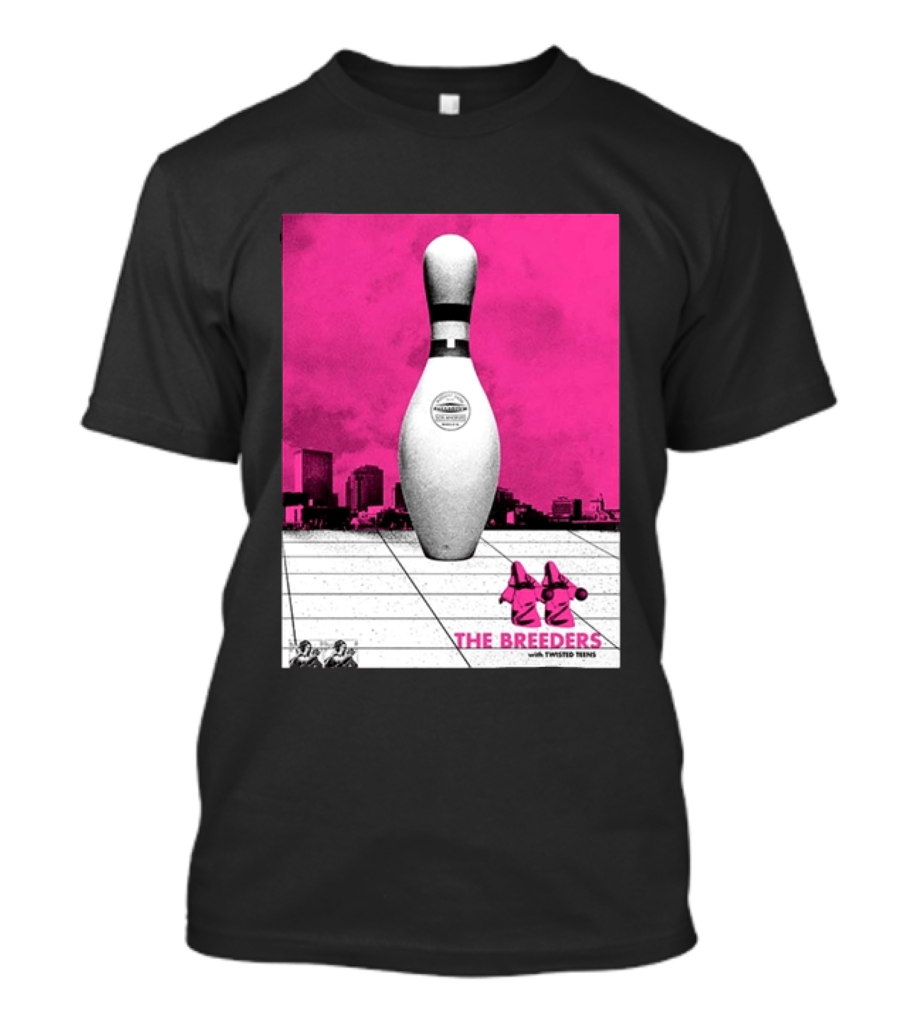 The Breeders With Twisted Teins Hollywood Palladium Los Angeles CA August 24 2026 Bowling Pin T-Shirt