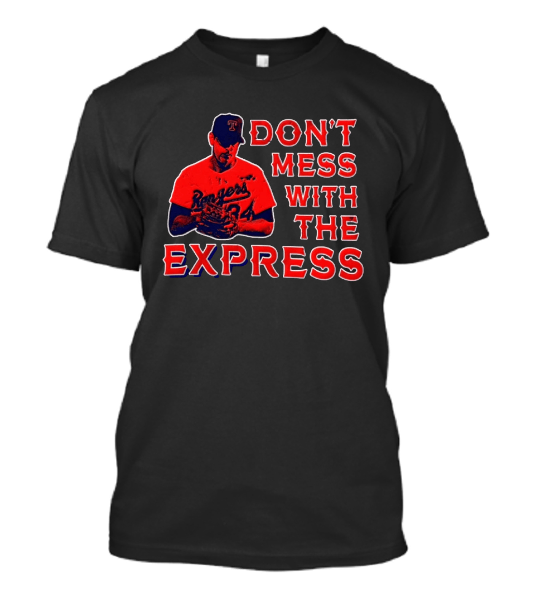 Nolan Ryan Texas Rangers Don't Mess With The Express Baseball Legend T-Shirt