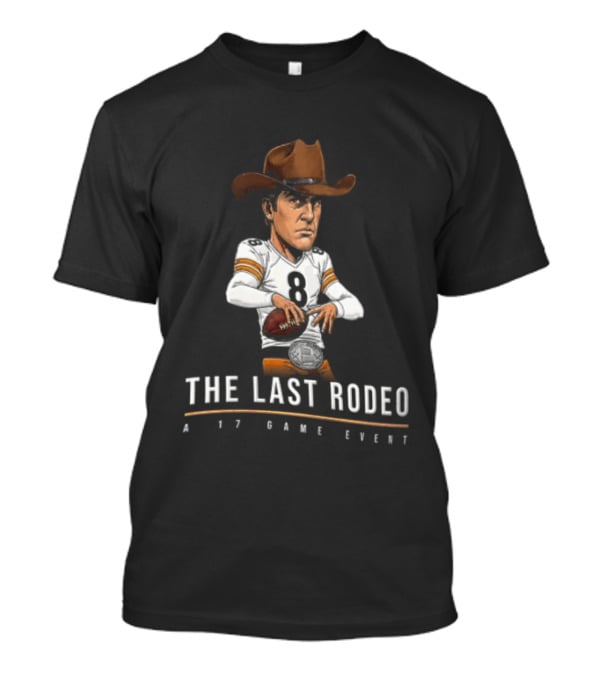 The Last Rodeo 17 Game Event Football Player With Cowboy Hat T-Shirt