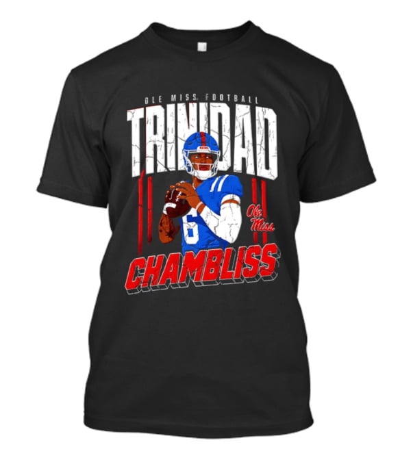 Ole Miss Football Trinidad Chambliss Rebels Player T-Shirt