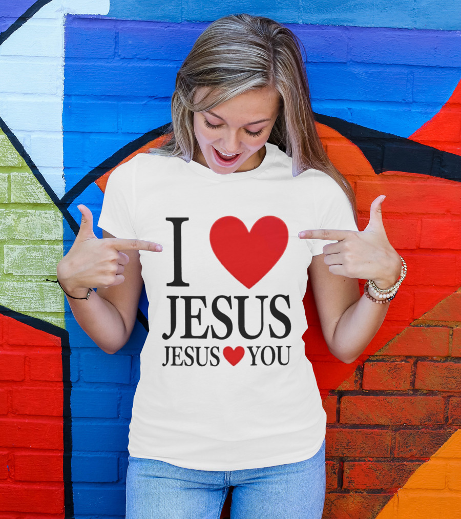Cameron Dicker I Love Jesus Jesus Love You T-Shirt